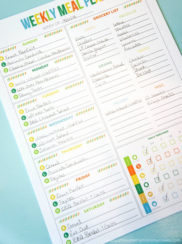 Weekly Meal Plan Template Lovely Printable Meal Planning Templates to Simplify Your Life