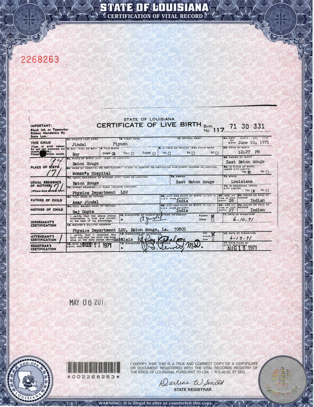 What Does A California Birth Certificate Look Like Best Of now Popular Republicans ‘not Natural Born Citizens’