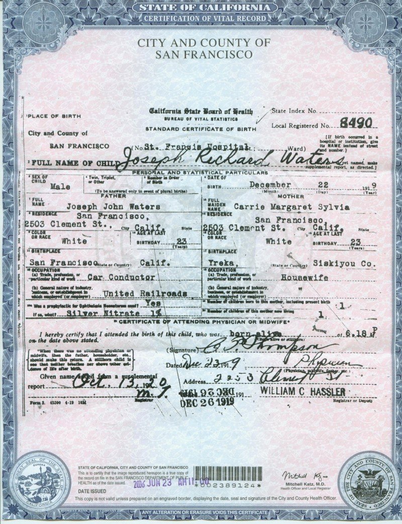 What Does A California Birth Certificate Look Like Best Of Texas Voters Questionnaire