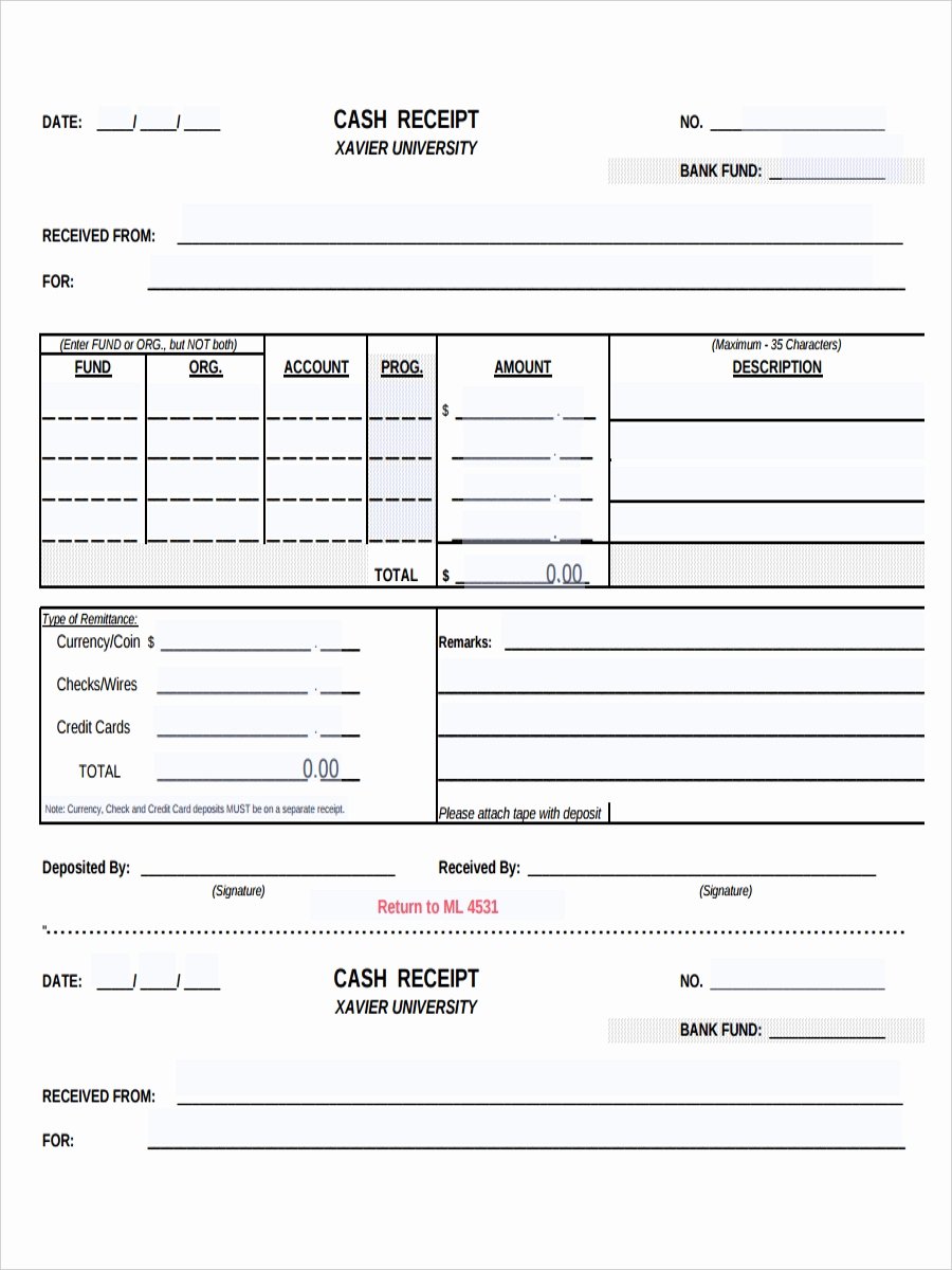 What is A Cash Receipt Awesome 16 Blank Receipt Examples &amp; Samples
