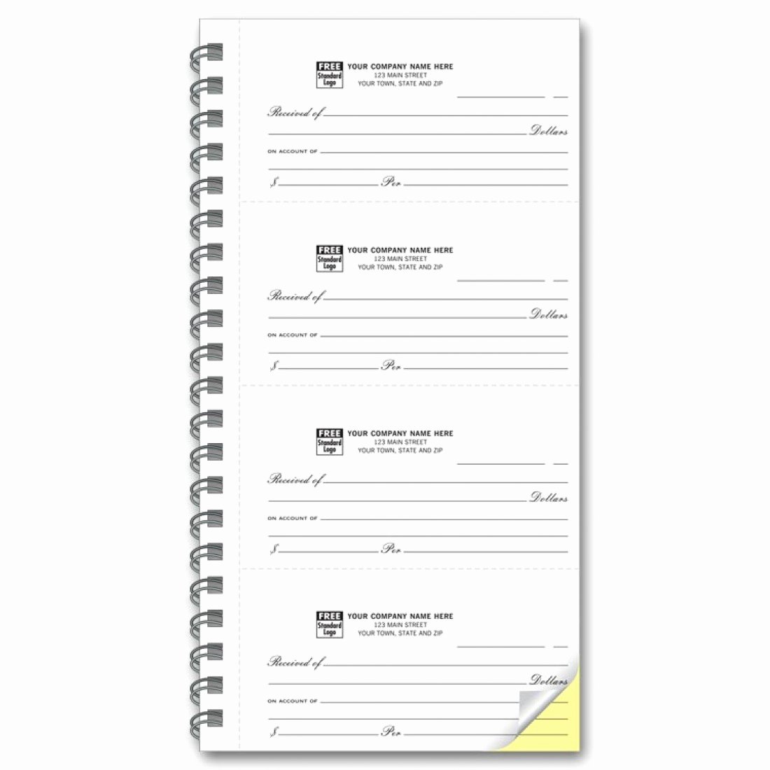 Where to Buy Receipt Books Best Of 4 to Page 2 Part Receipt Books 7936 at Print Ez