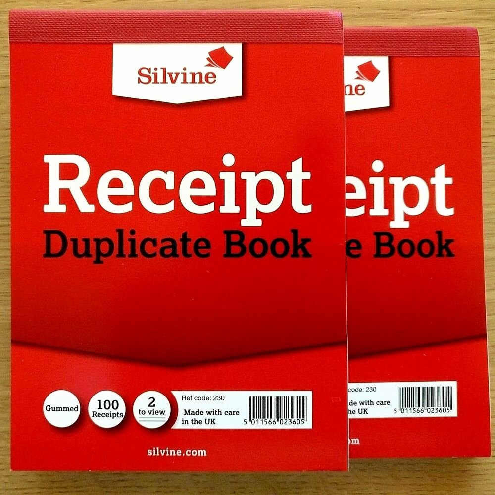 Where to Buy Receipt Books Unique 2x New Duplicate Cash Receipt Books Silvine Fice