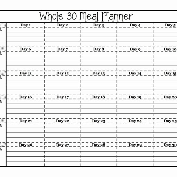 Whole 30 Meal Plan Template Inspirational Preparing Your whole30 Free Printables Fit Your whole