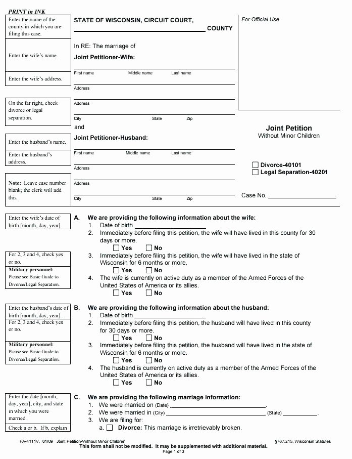 Will Template Free Download Unique Free Printable Last Will and Testament form Generic Sample