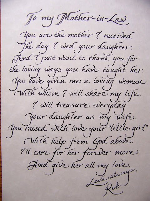 Will You Be My Bridesmaid Letter Template Inspirational the Personal touch Mother In Law Poem for the Bride S