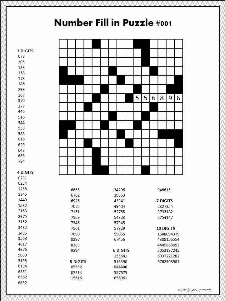 Word Fill In Printable Elegant Fiill It In Puzzles