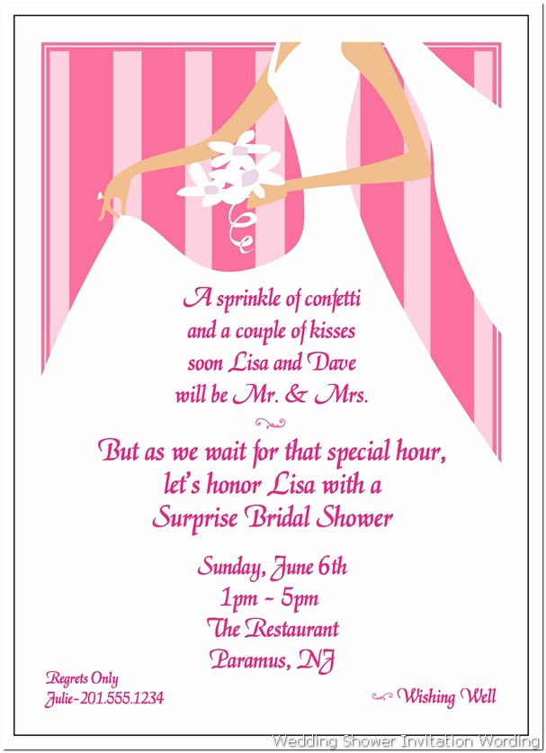 Wording for Gift Certificates Awesome Invitation Wording for Gift Card Bridal Shower Matik for