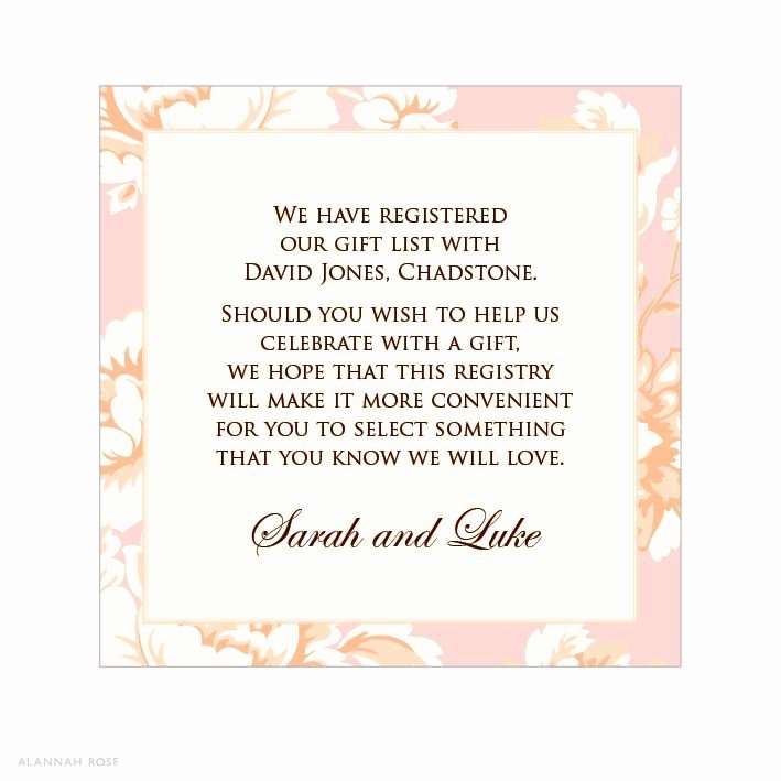 Wording for Gift Certificates Beautiful T Card for Bridal Shower Wording