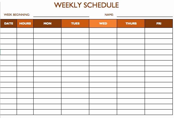 Work Plan Template Excel Elegant Free Work Schedule Templates for Word and Excel