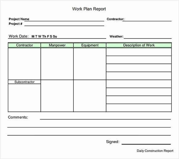Work Plan Template Word New Work Plan Template 20 Download Free Documents for Word