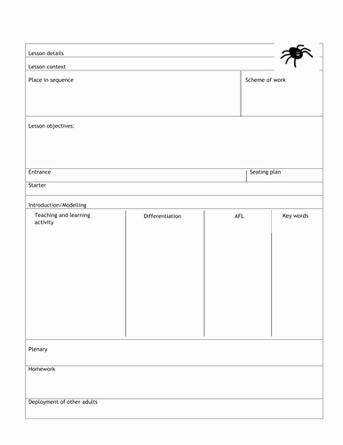 Workshop Model Lesson Plan Template Awesome the Perfect Ofsted Lesson Plan by Blackfriary Teaching