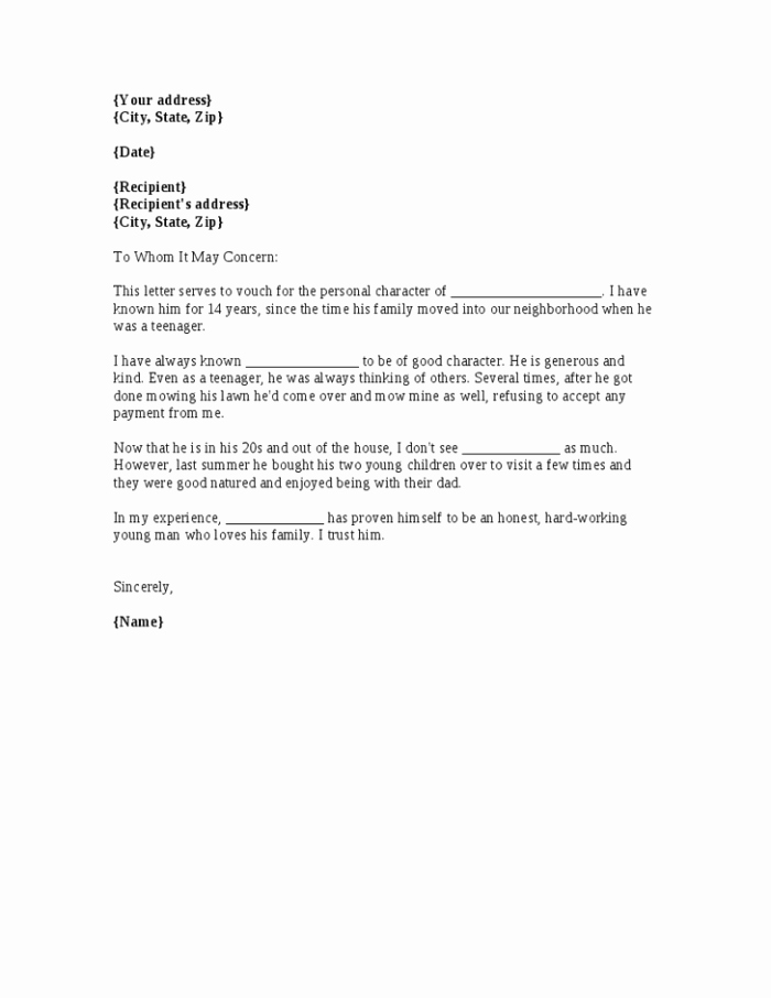 Write Your Own Recommendation Letter New Creative Personal Reference Letter for Employment Example