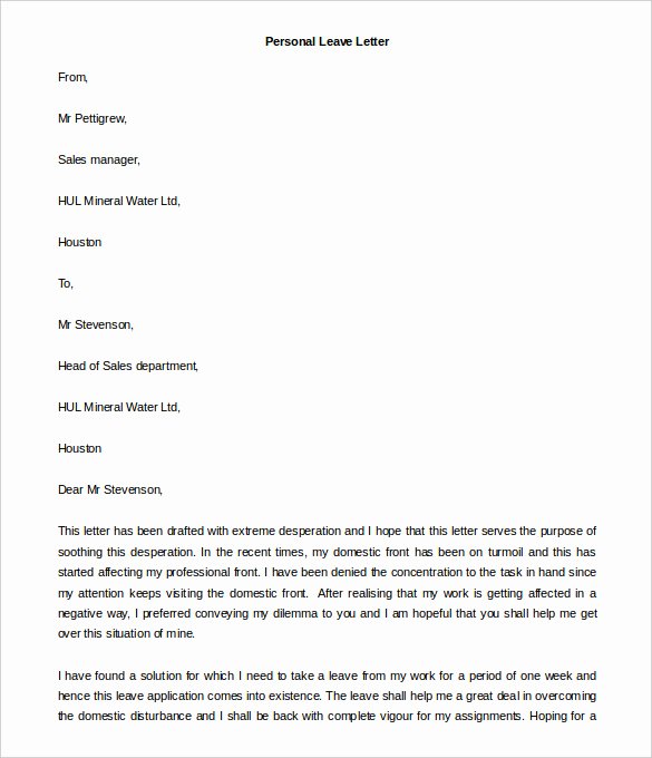 Writing A Personal Letter format Lovely 44 Personal Letter Templates Pdf Doc