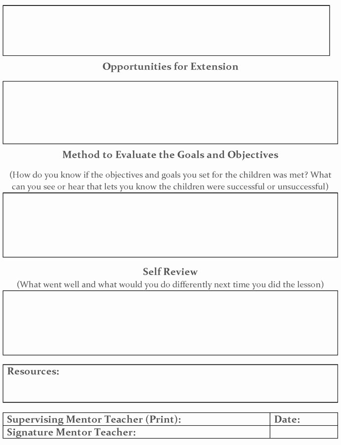 Writing Lesson Plan Template Unique Lesson Plan Template Guide for Student Success Child